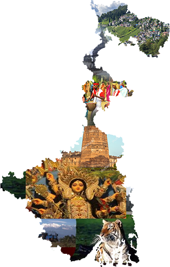 West Bengal Map Logo